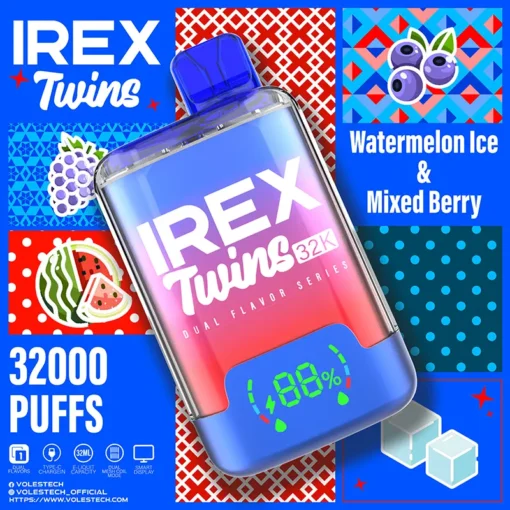 IREX Twins 32000 puffs Disposable Vape