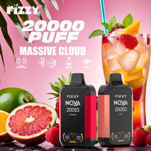 Fizzy Nova 20000 Puffs Disposable Vape