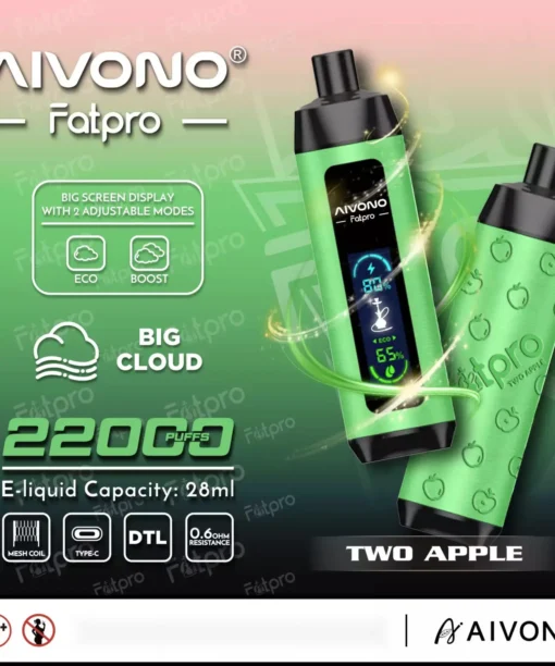 AIVONO Fatpro 22000 Puffs Vape