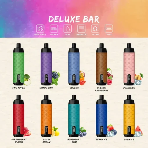 AIVONO Deluxe Bar 18000 Puffs Disposable Vape