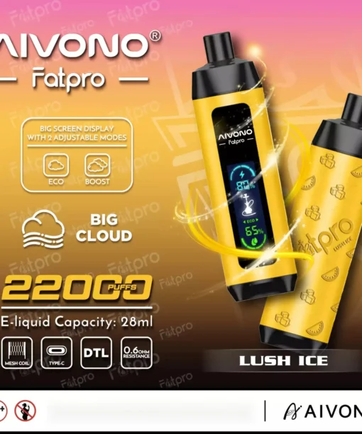 AIVONO Fatpro 22000 Puffs Vape