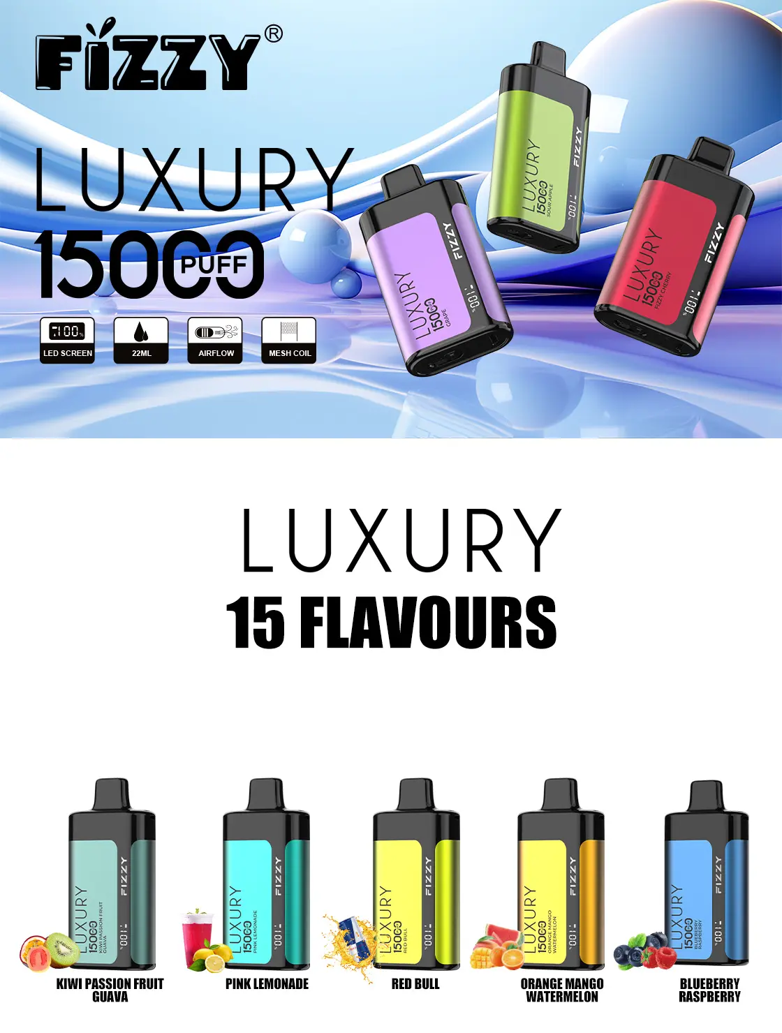 Fizzy Luxury 15000 vape