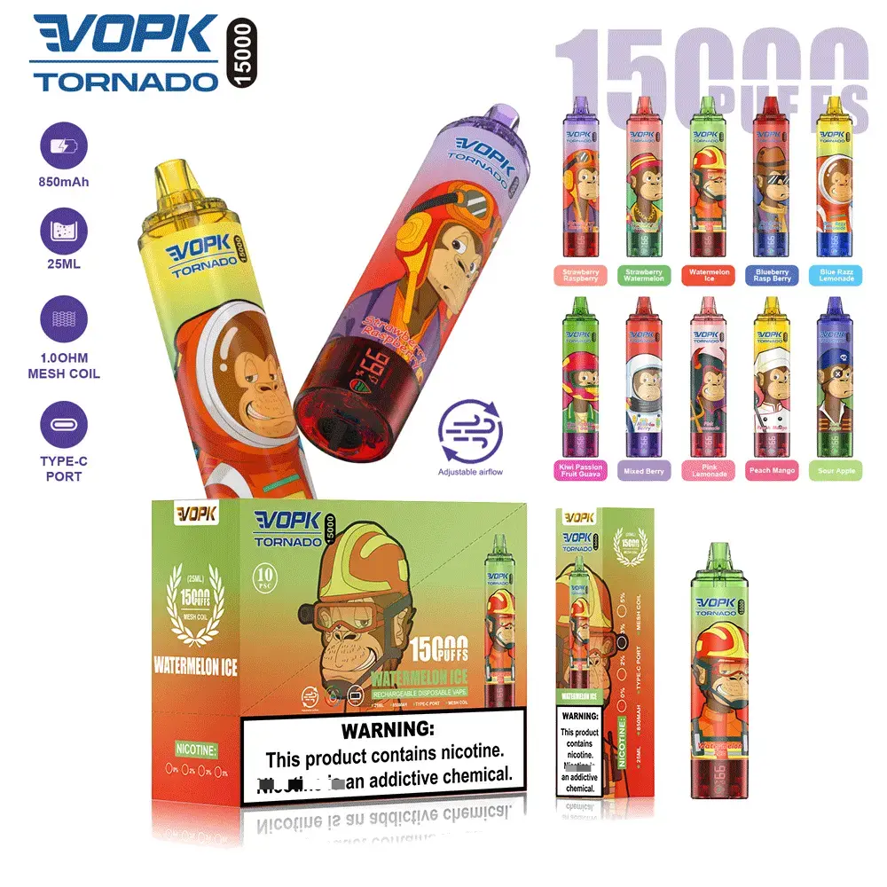 VOPK Tornado 15000 Puff Disposable Vape