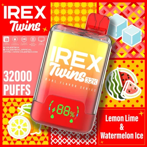 IREX Twins 32000 puffs Disposable Vape