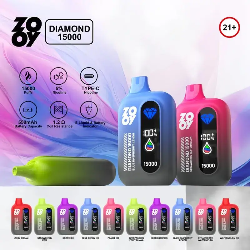 ZOOY Vape DIAMOND 15000 Puffs Disposable Vape