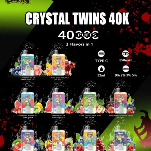 Uwin Crystal Twins 40000 Puffs Vape